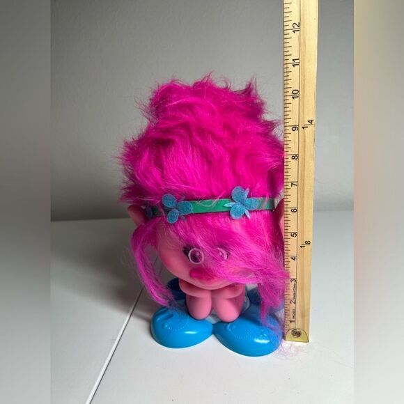 Dreamworks 2016 POPPY TROLL Hair Styling Station Head 12" Tall - Picture 5 of 5